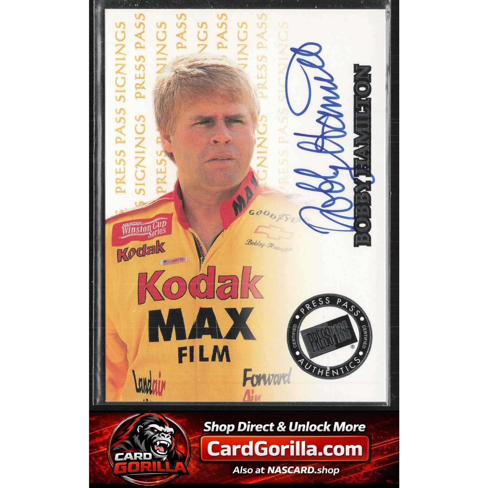 1999 Press Pass #NNO Bobby Hamilton Signings #/480