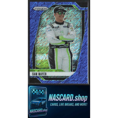 2025 Panini Prizm #69 Sam Mayer FOTL Blue Shimmer #/10