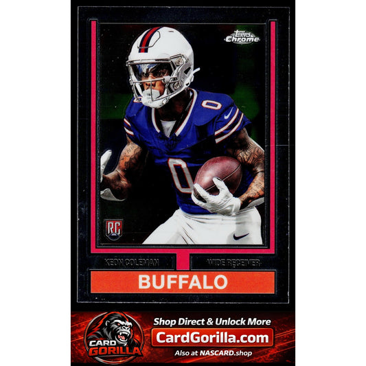 2024 Topps Chrome #74TF-6 Keon Coleman 1974 Topps Football