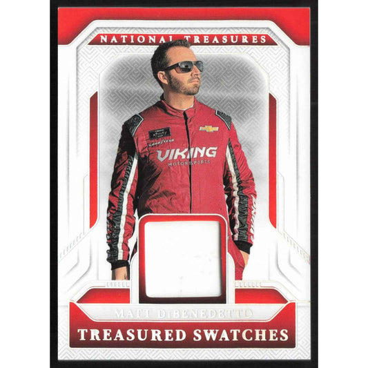 2025 National Treasures Matt DiBenedetto Treasured Swatches Holo Silver #/30