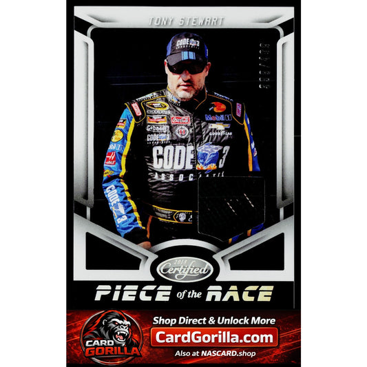 2018 Panini Certified #POTR-TS Tony Stewart Piece of the Race Relics #/499