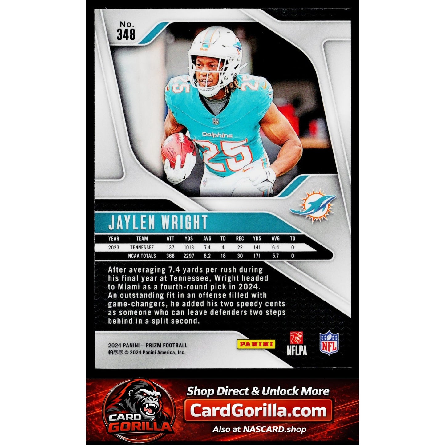 2024 Panini Prizm #348 Jaylen Wright