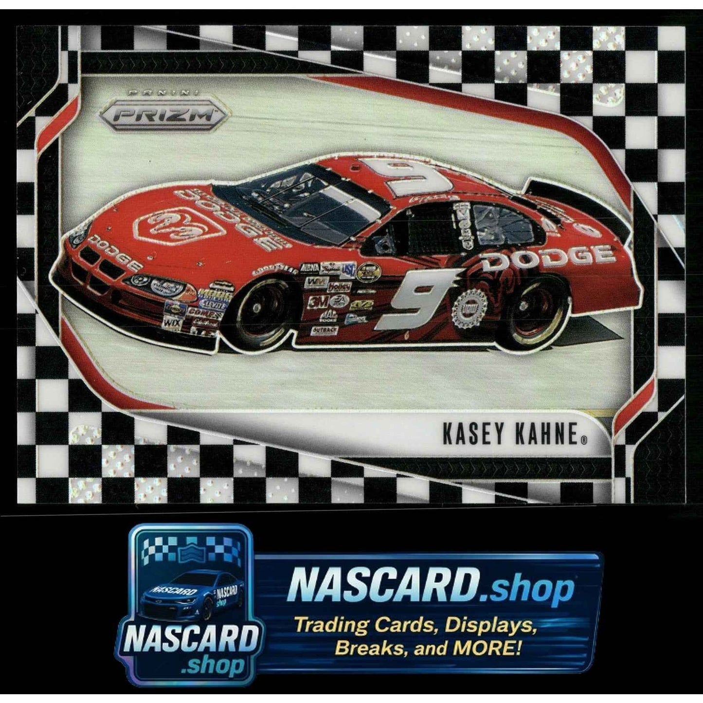 2025 Panini Prizm #133 Kasey Kahne Checkered Flag #/75