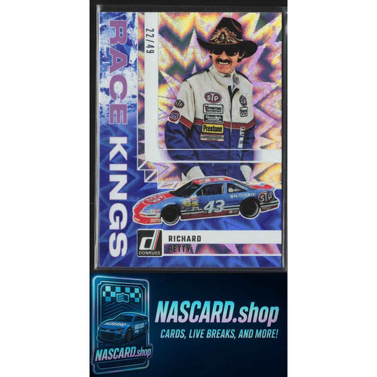 2025 Donruss #18 Richard Petty Race Kings Blue Xplosion #/49