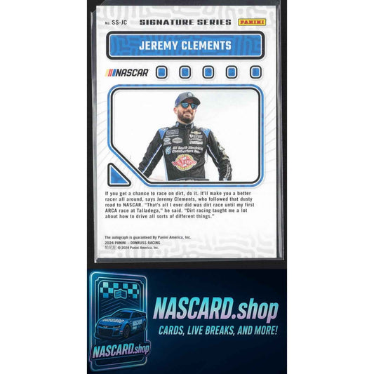 2024 Donruss #SS-JC Jeremy Clements Signature Series