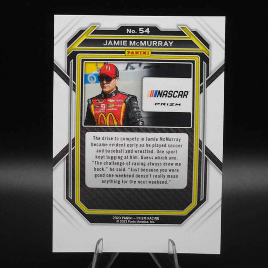 2023 Panini Prizm - Jamie McMurray #54 White Sparkle Prizm - NASCARD.shop