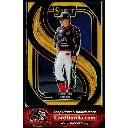 2025 Panini Select #217 Sheldon Creed Gold Prizms #/10