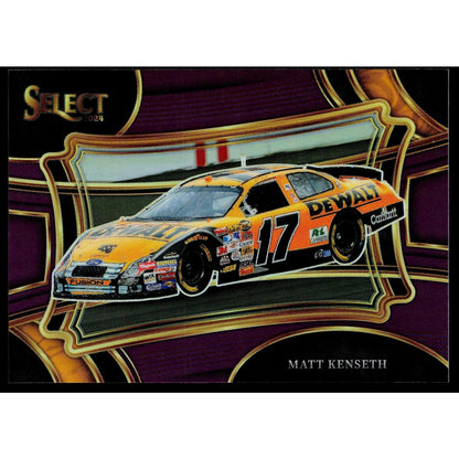2024 Panini Select #182 Matt Kenseth Purple Prizms #/75