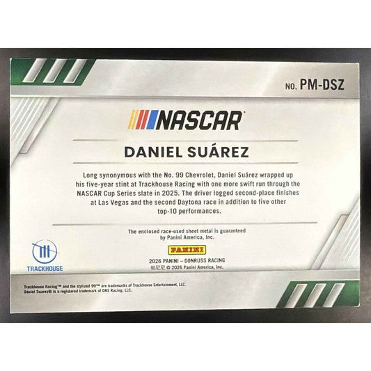 2026 Panini Donruss NASCAR Racing Daniel Suarez #24 Pedal to the Metal Materials