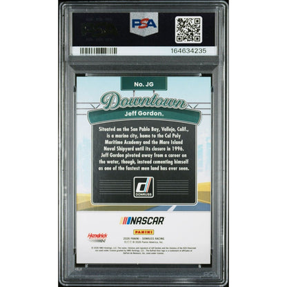 2026 Panini Donruss NASCAR Downtown #JG Jeff Gordon PSA 10 Gem Mint Pop 1