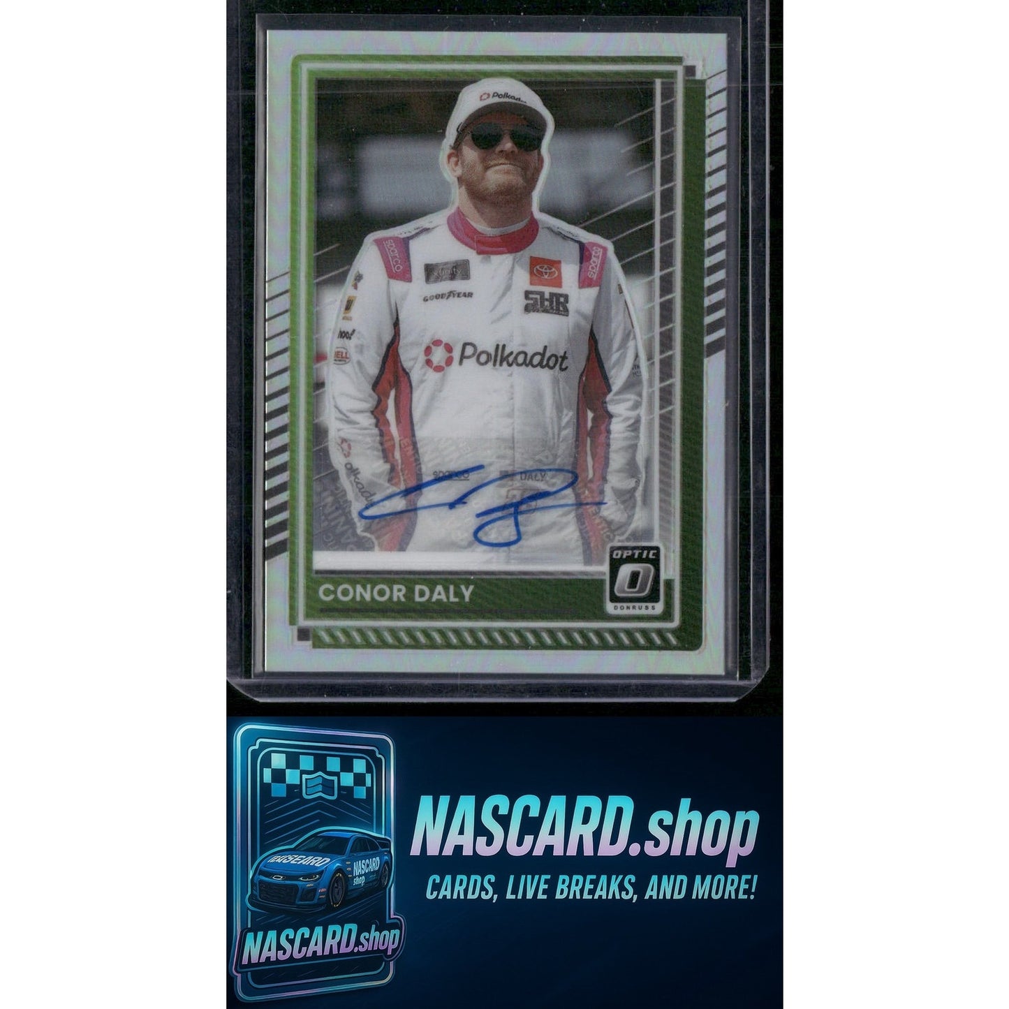 2025 Donruss #7 Conor Daly Optic Signatures