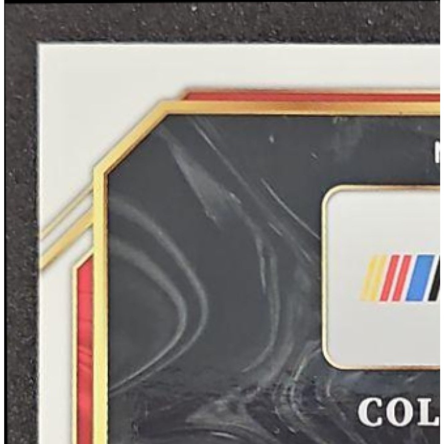 2024 Panini Select Cole Custer Trackside Action Signatures Black Prizms 1/1