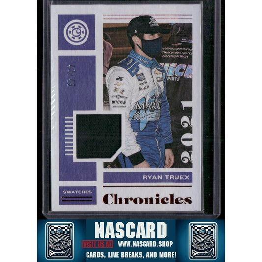 2021 Panini Chronicles #CS-RT Ryan Truex Chronicles Swatches Red - NASCARD.shop