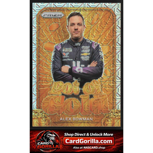 2024 Panini Prizm #20 Alex Bowman Pot Of Gold Mojo #/25