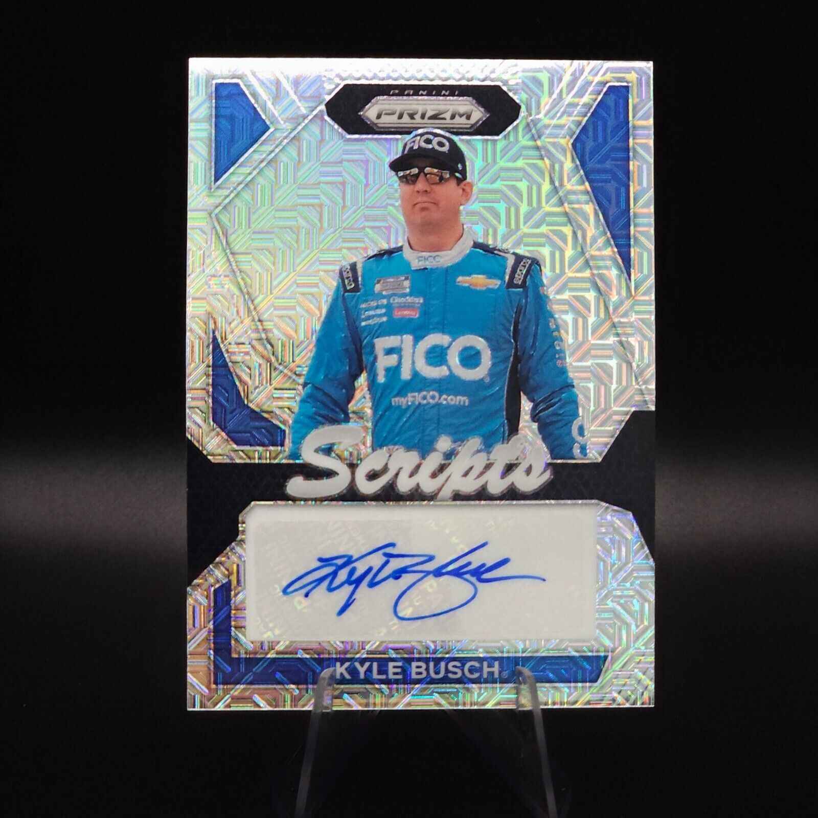 2024 Panini Prizm Racing Scripts Mojo #S-KBH Kyle Busch 10/10 - NASCARD.shop