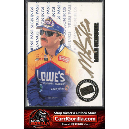 1999 Press Pass #NNO Mike Skinner Signings Gold #/100