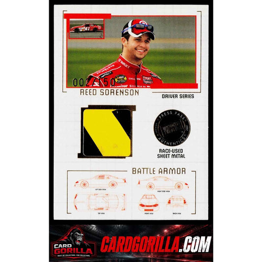 2007 Press Pass Stealth #BA-D 20 Reed Sorenson Battle Armor Drivers #/150