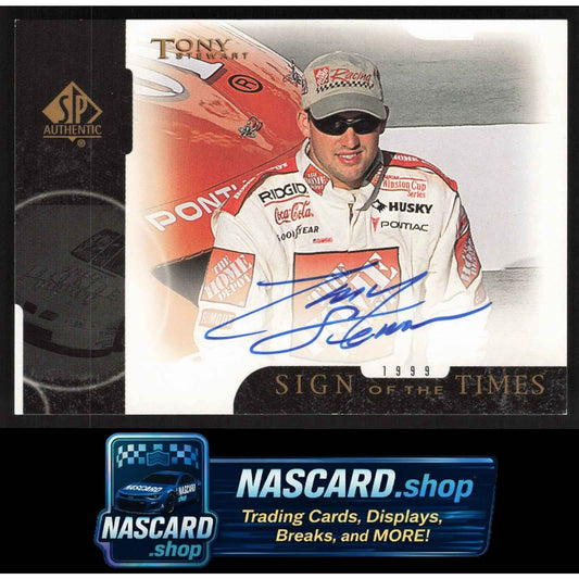 1999 SP Authentic #TS Tony Stewart Sign of the Times