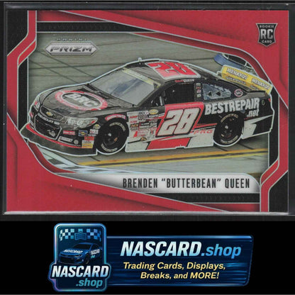 2025 Panini Prizm #108 Brenden "Butterbean" Queen Red