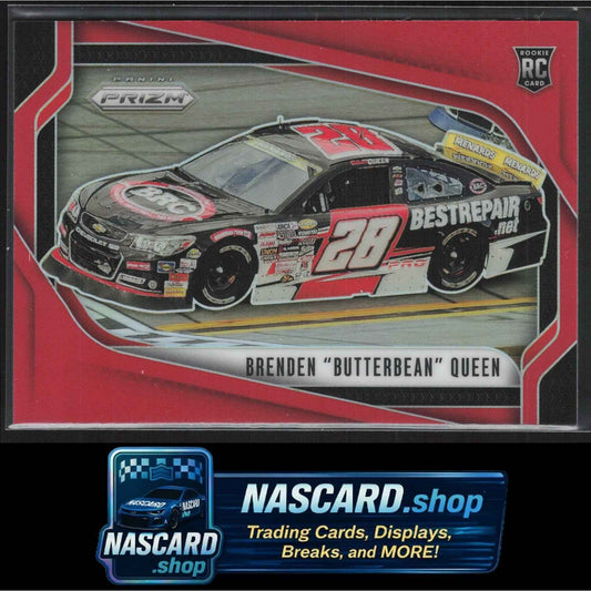 2025 Panini Prizm #108 Brenden "Butterbean" Queen Red