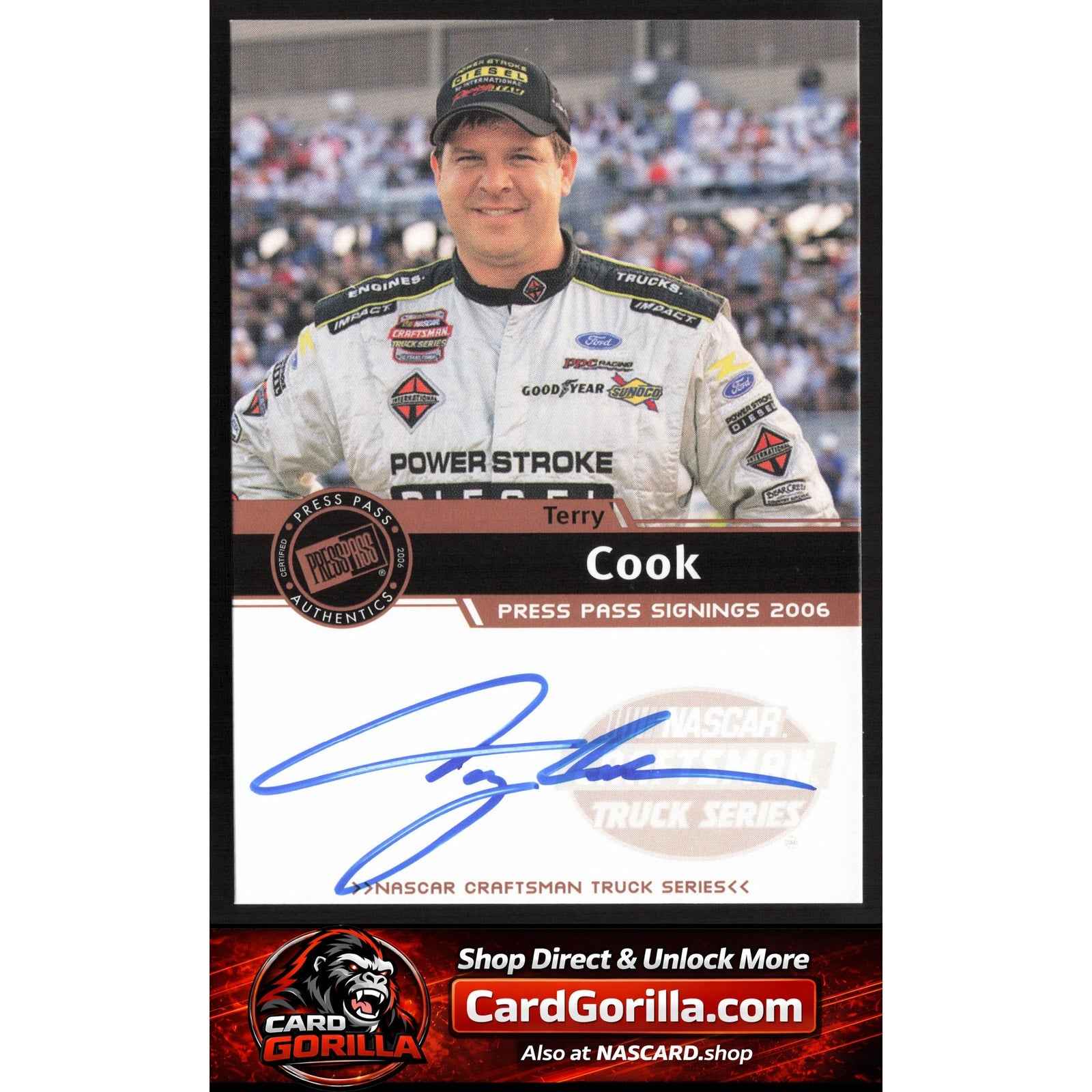 2006 Press Pass #NNO Terry Cook Signings