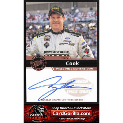 2006 Press Pass #NNO Terry Cook Signings