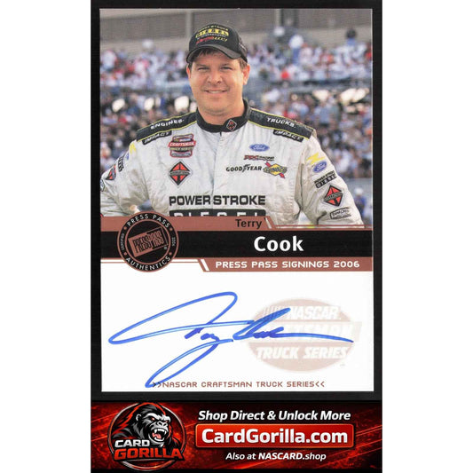 2006 Press Pass #NNO Terry Cook Signings