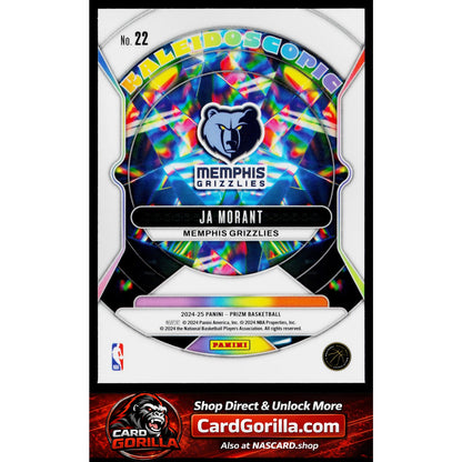 2024-25 Panini Prizm #22 Ja Morant Kaleidoscopic
