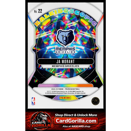 2024-25 Panini Prizm #22 Ja Morant Kaleidoscopic