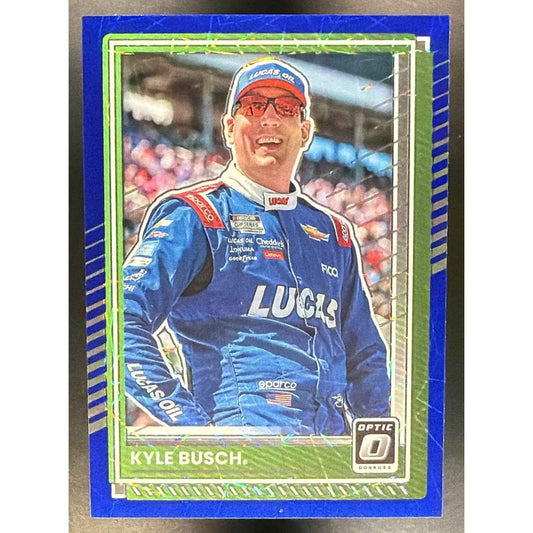 2025 Panini Donruss NASCAR Kyle Busch #56 Optic Blue Velocity