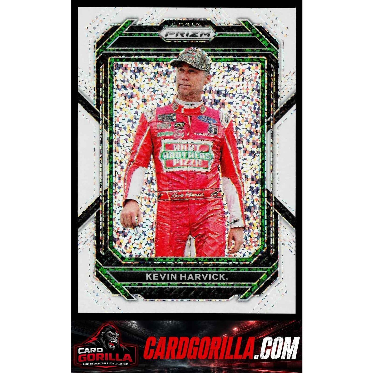 2023 Panini Prizm #47 Kevin Harvick White Sparkle Prizm