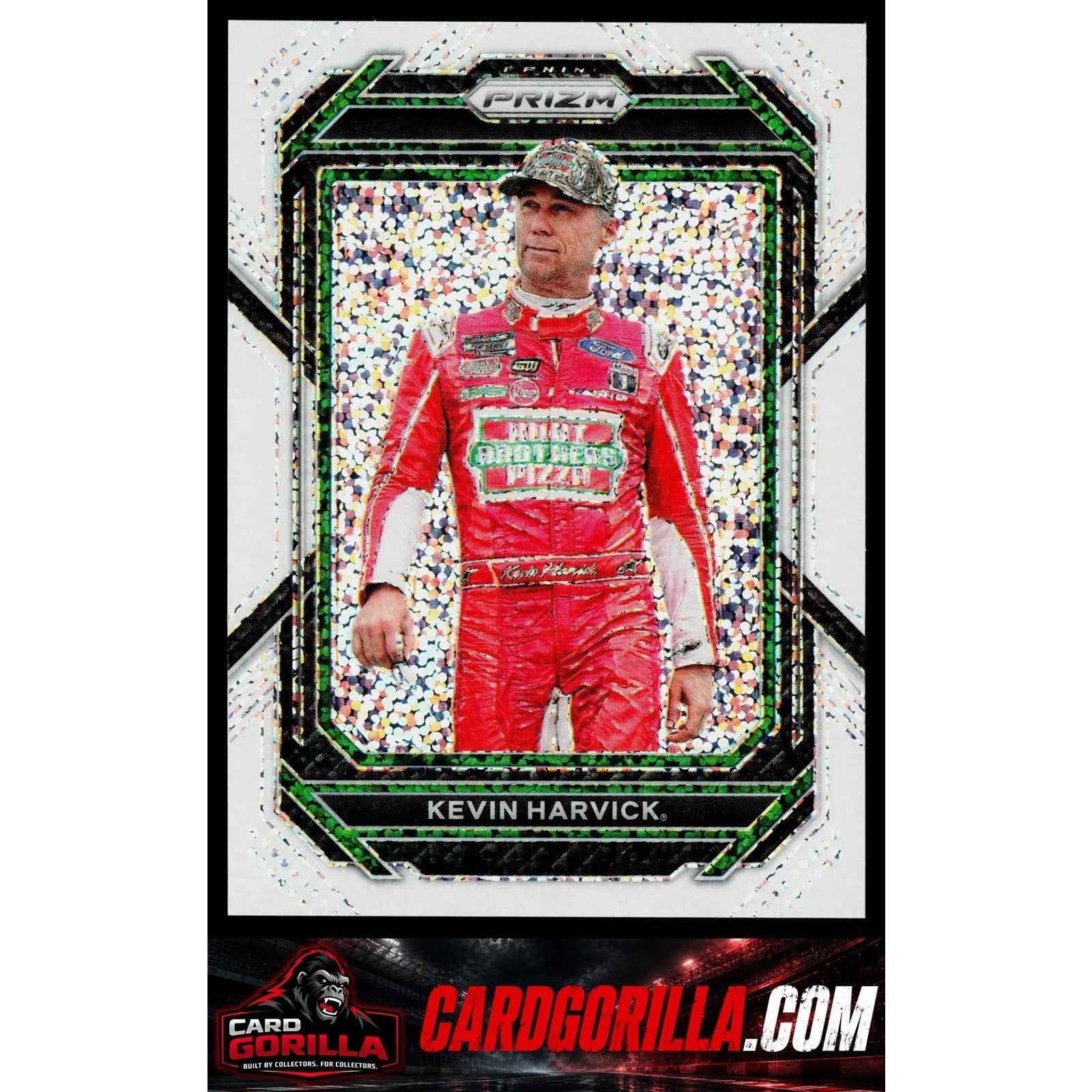 2023 Panini Prizm #47 Kevin Harvick White Sparkle Prizm