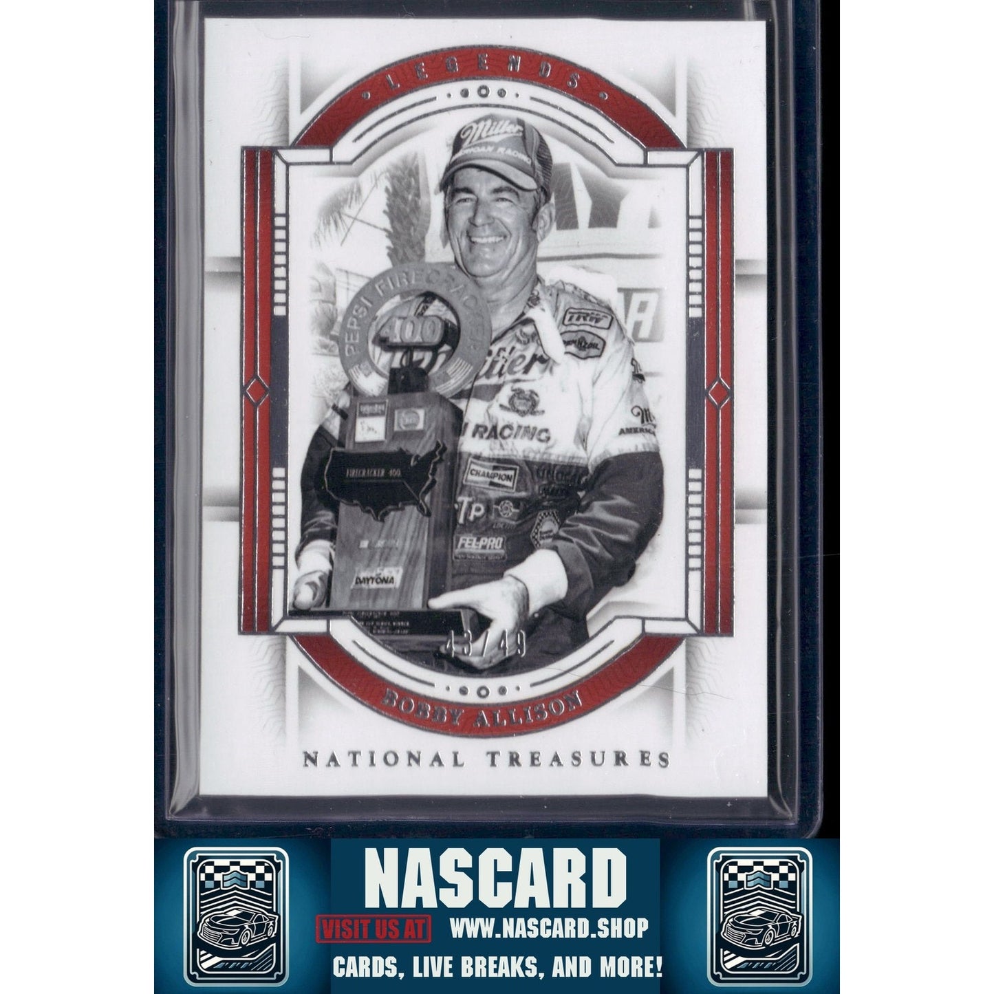 2024 Panini National Treasures #85 Bobby Allison