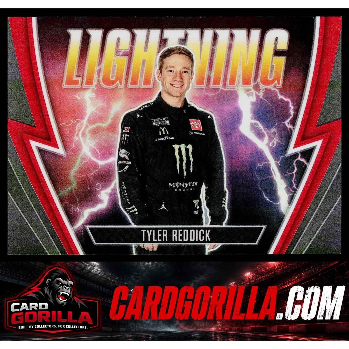 2023 Panini Chronicles #10 Tyler Reddick Lightning Red #/99