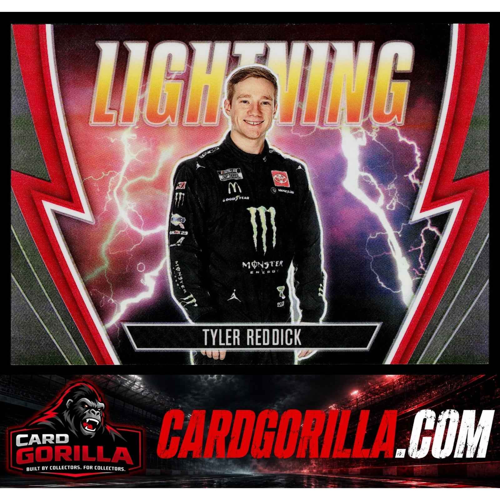 2023 Panini Chronicles #10 Tyler Reddick Lightning Red #/99