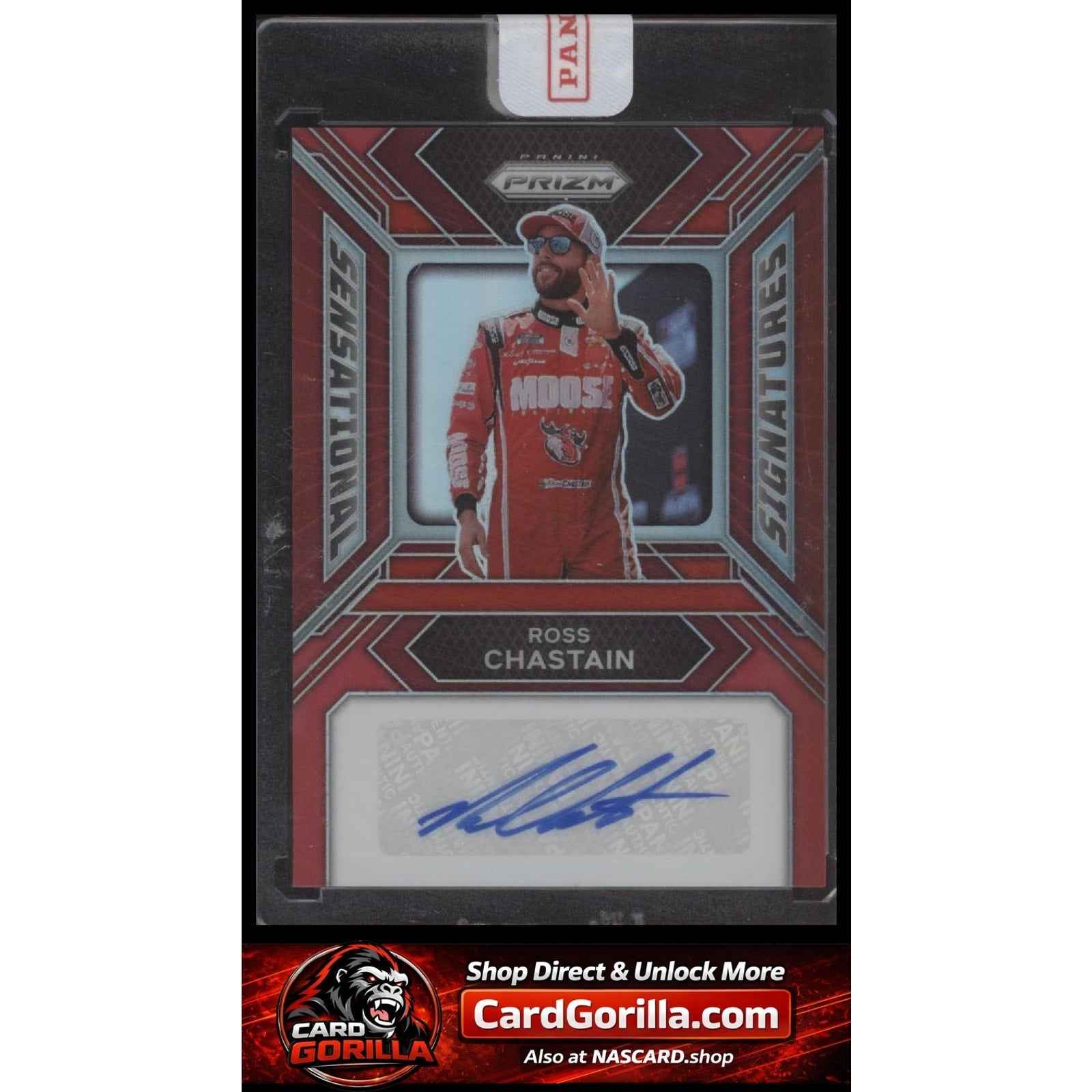 2024 Panini Prizm #SS-RCN Ross Chastain Sensational Signatures Red #/99