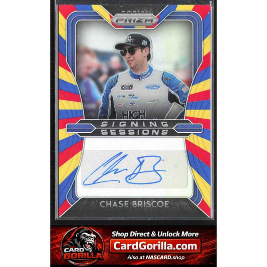 2020 Panini Prizm #SS-CB Chase Briscoe Signing Sessions Rainbow Prizm #/24