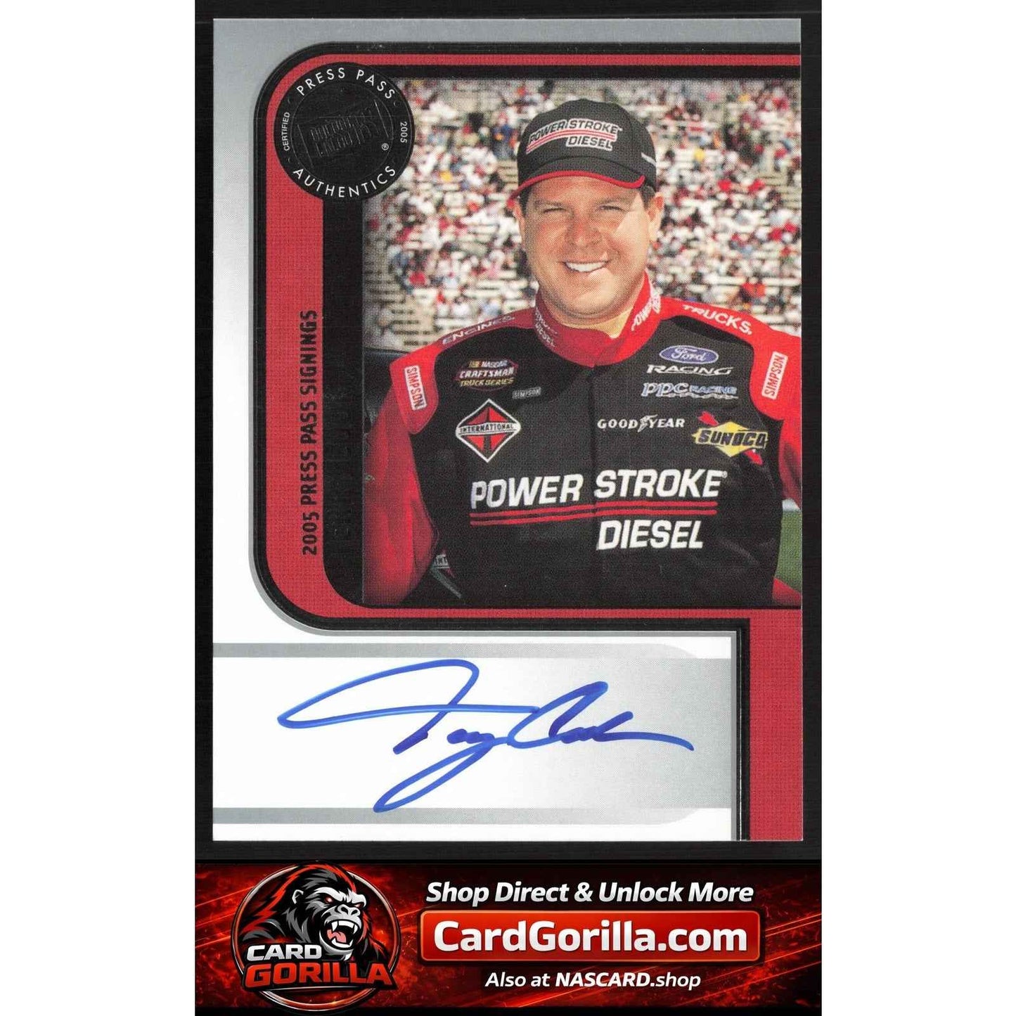 2005 Press Pass #NNO Terry Cook Signings