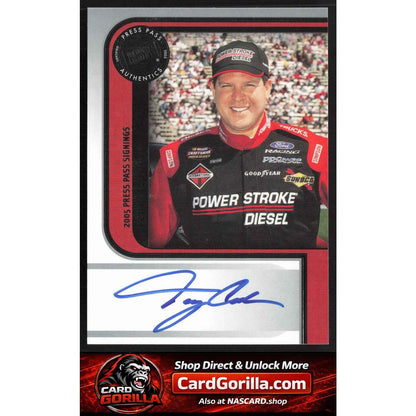 2005 Press Pass #NNO Terry Cook Signings
