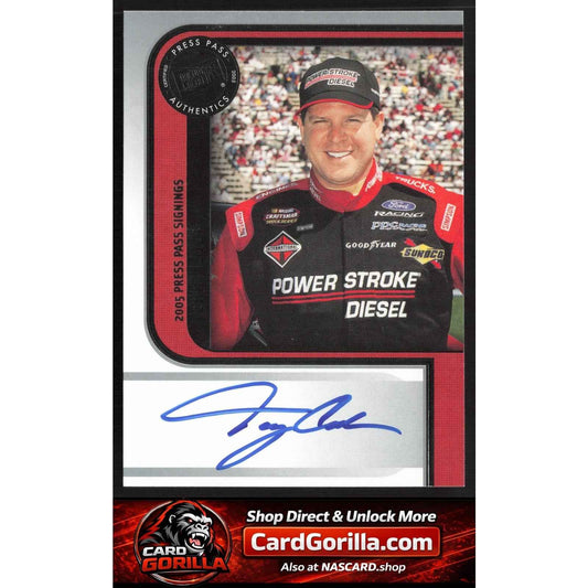 2005 Press Pass #NNO Terry Cook Signings