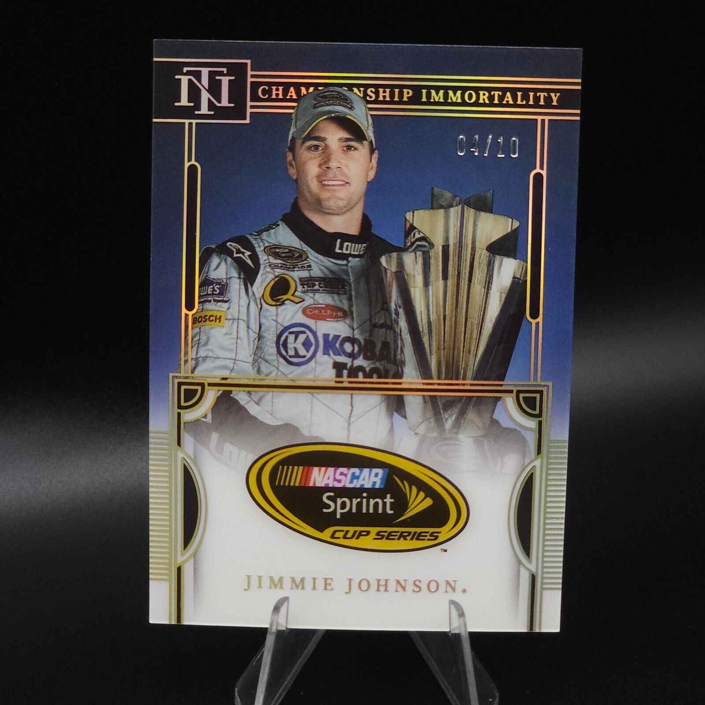 2023 National Treasures Championship Immortality Gold #CI24 Jimmie Johnson /10 - NASCARD.shop