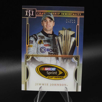 2023 National Treasures Championship Immortality Gold #CI24 Jimmie Johnson /10 - NASCARD.shop
