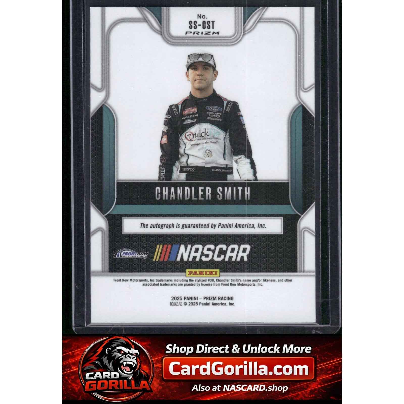 2025 Panini Prizm #SS-CST Chandler Smith Sensational Signatures