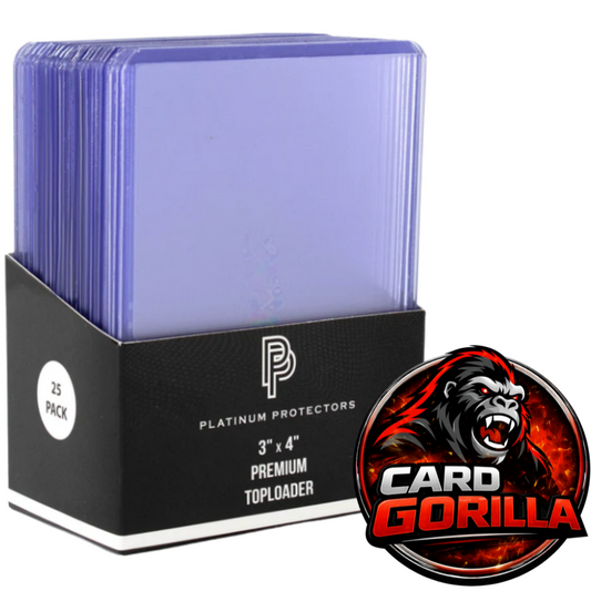 35pt Platinum Protectors Top Loaders – 25 Pack | Standard Trading Card Protection