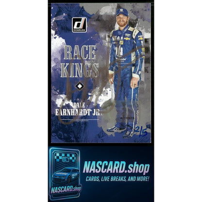 2019 Donruss #8 Dale Earnhardt Jr Race Kings Buy Back Autograph #/5 - Card Gorilla