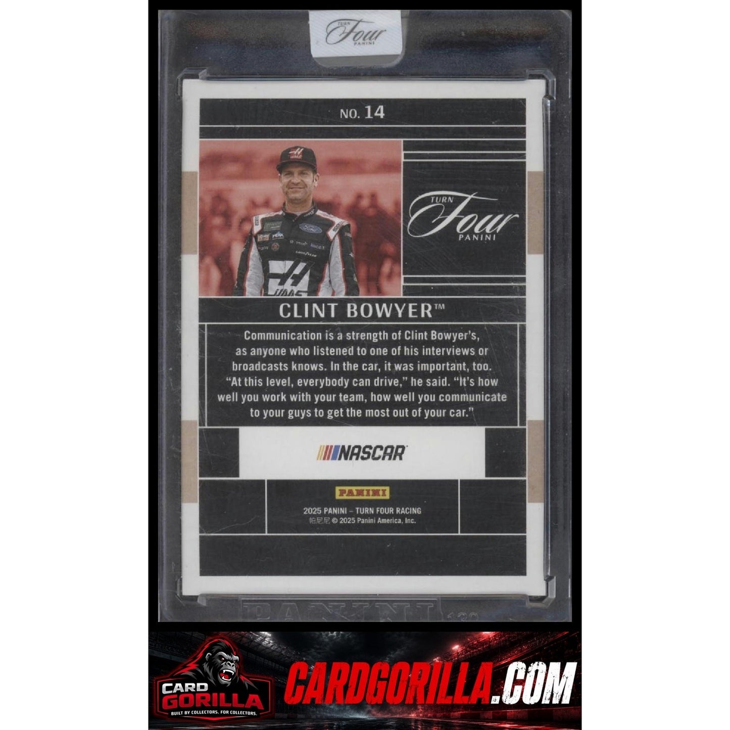 2025 Panini Turn Four #14 Clint Bowyer #/75