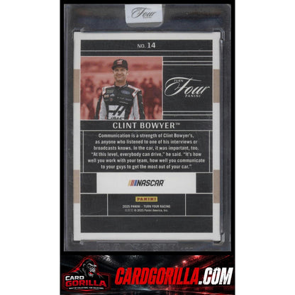 2025 Panini Turn Four #14 Clint Bowyer #/75
