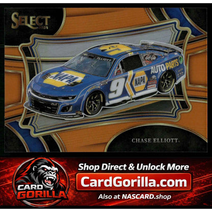 2024 Panini Select #139 Chase Elliott Orange Prizms #/49