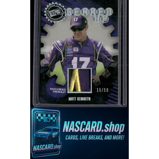 2011 Press Pass #GU-MK Matt Kenseth Geared Up Holofoil #/50 - NASCARD.shop