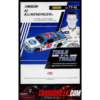 2017 Panini Absolute #TT-AJ A.J. Allmendinger Tools of the Trade